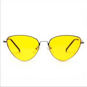 Cat Eye Women Sunglasses Tinted Color Lens